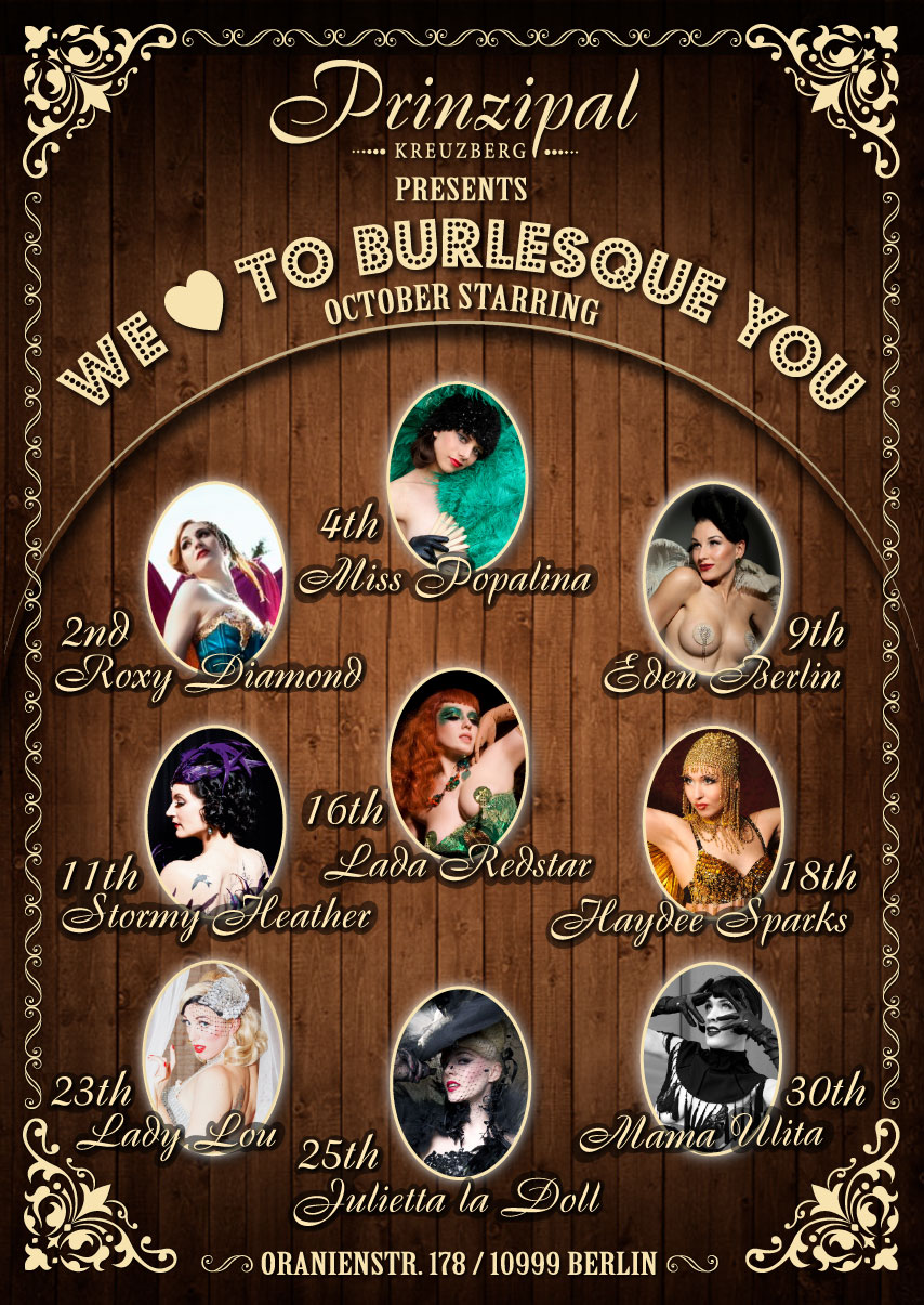 We Love To Burlesque You - October